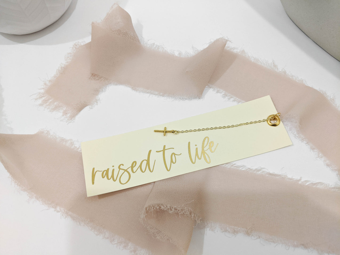 Christian Easter Foil Bookmark