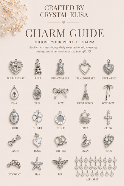 Silver Bag Charm, Purse Accessory, Handbag Charm