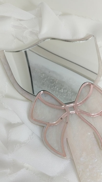 Custom Lash Tech Hand Mirror, Personalized Mirror for Lip Blush & PMU Artists